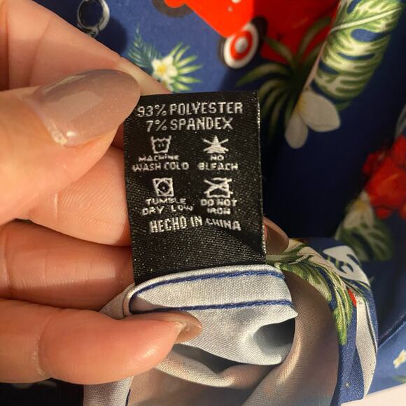 Dixxon Flannel Company Snap-On Limited Edition Men's Medium Blue Hawaiian Shirt - Picture 5 of 9